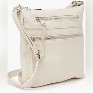 CO LAB Washed Vintage Flat Crossbody Bag